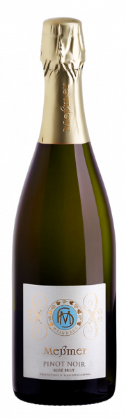 Pinot Noir rosé Sekt brut traditionelle Flaschengärung by Weingut Meßmer